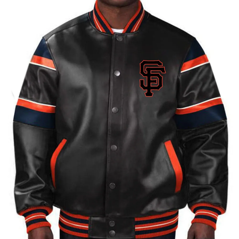 MLB San Francisco Giants Leather Jacket For Men and Women