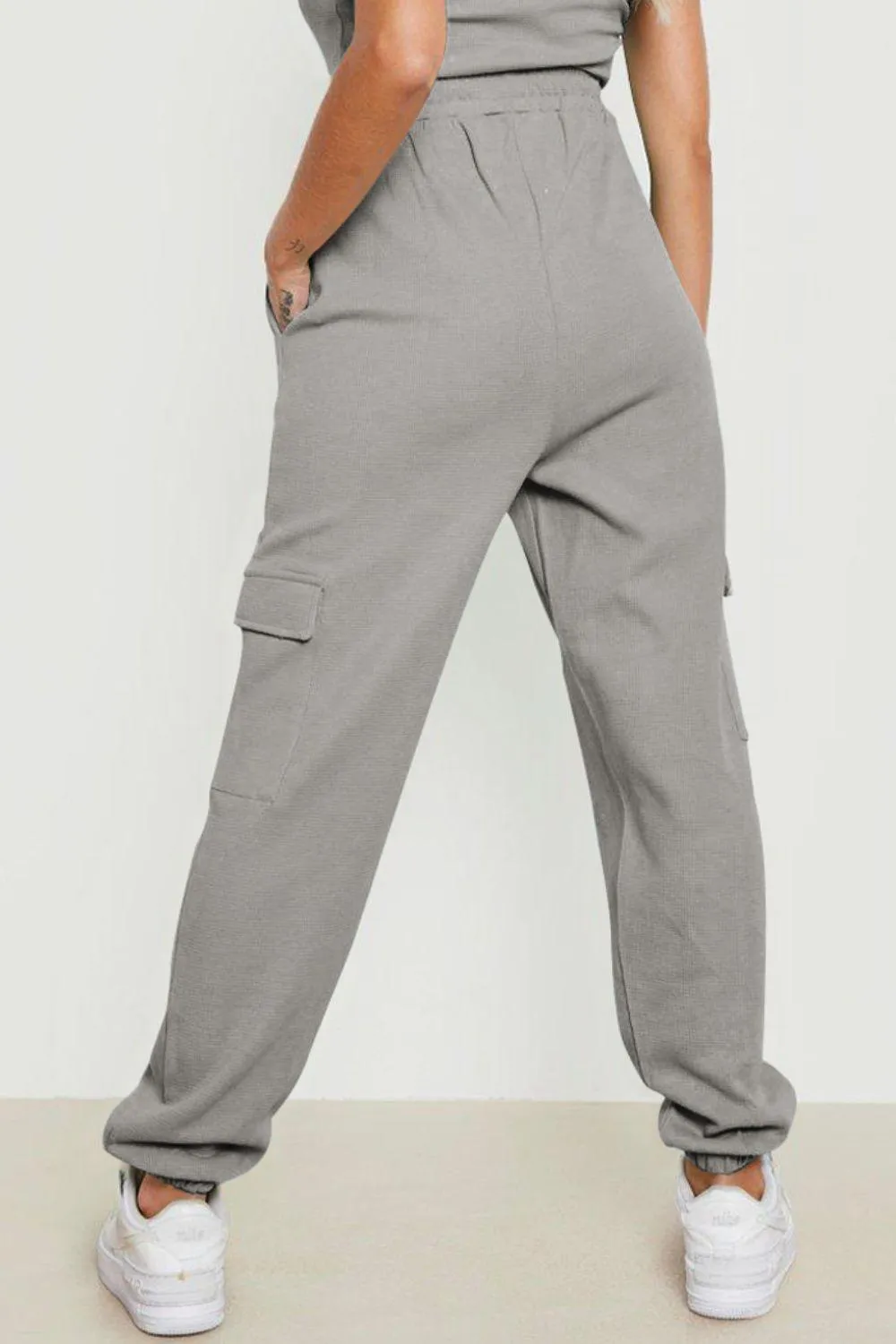 Modern Style Drawstring Cargo Joggers
