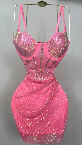 Natalia Dress - Pink