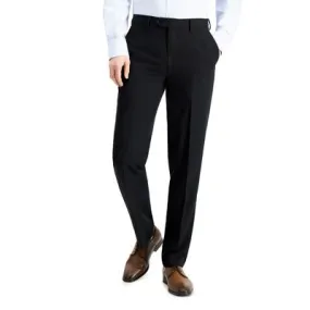 Nautica Mens Slim fit Dress Pants 38 / 32 Black Solid