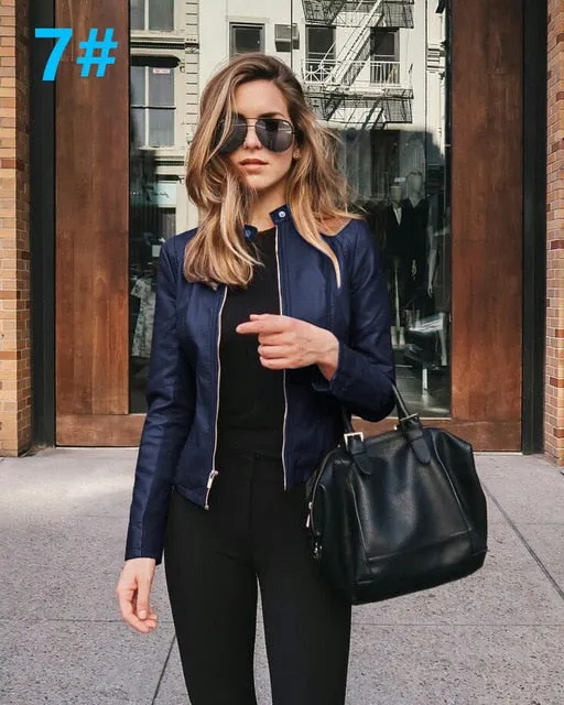 NEDEINS Winter Jacket Women Coat PU Leather Fashion Long Sleeve Coat Thick Warm Female Jacket Coat 2020