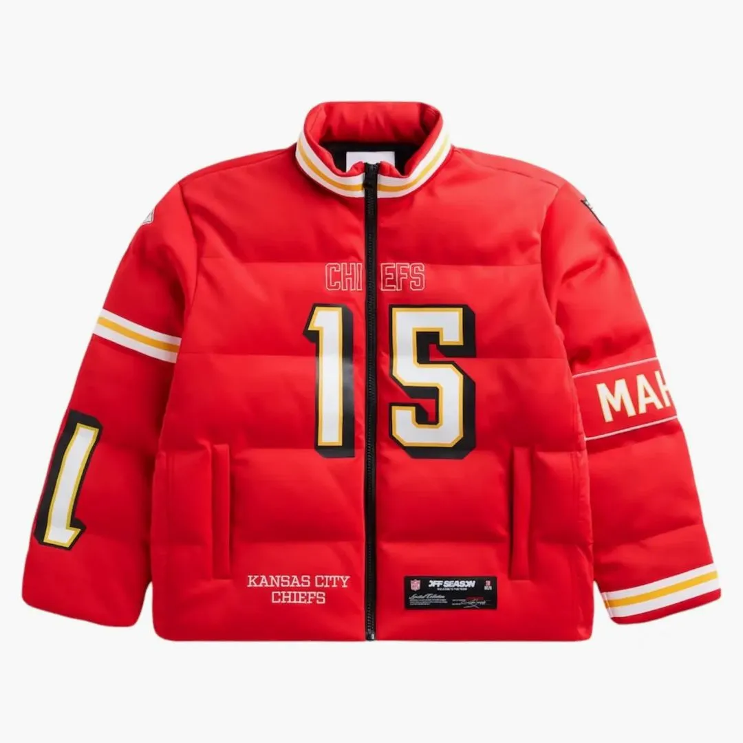Off Season X Nfl Patrick Mahomes Kansas City Chiefs Player Puffer Jacket Red