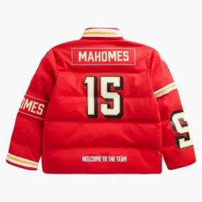 Off Season X Nfl Patrick Mahomes Kansas City Chiefs Player Puffer Jacket Red