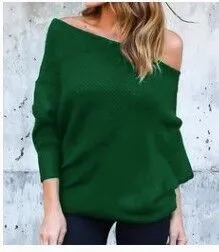 One-Shoulder Long Sleeve Sweater