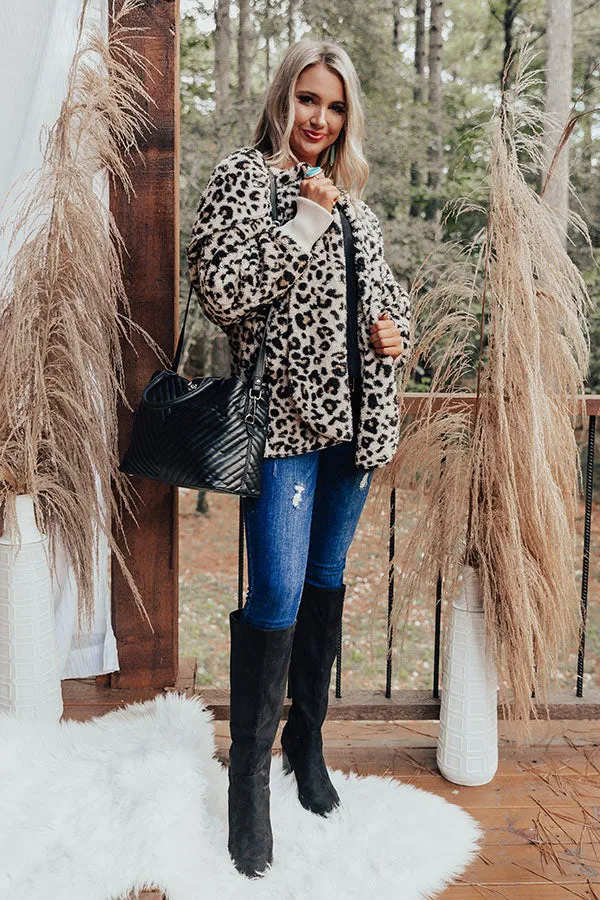 Plush Life Leopard Jacket