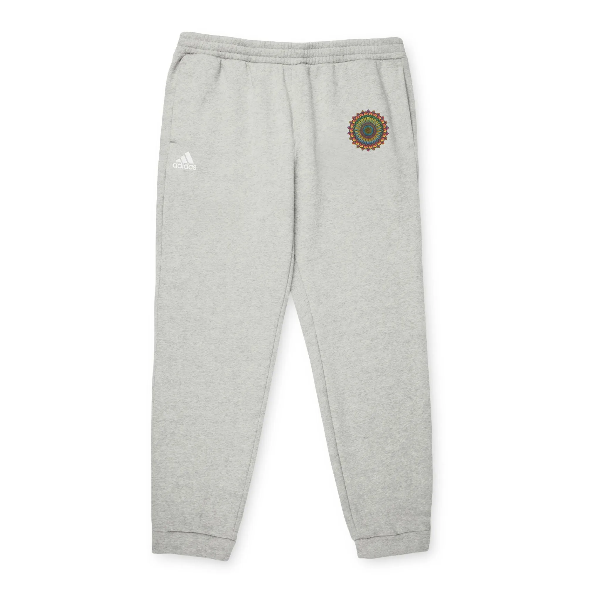 Rainbow Mandala Adidas Fleece Joggers