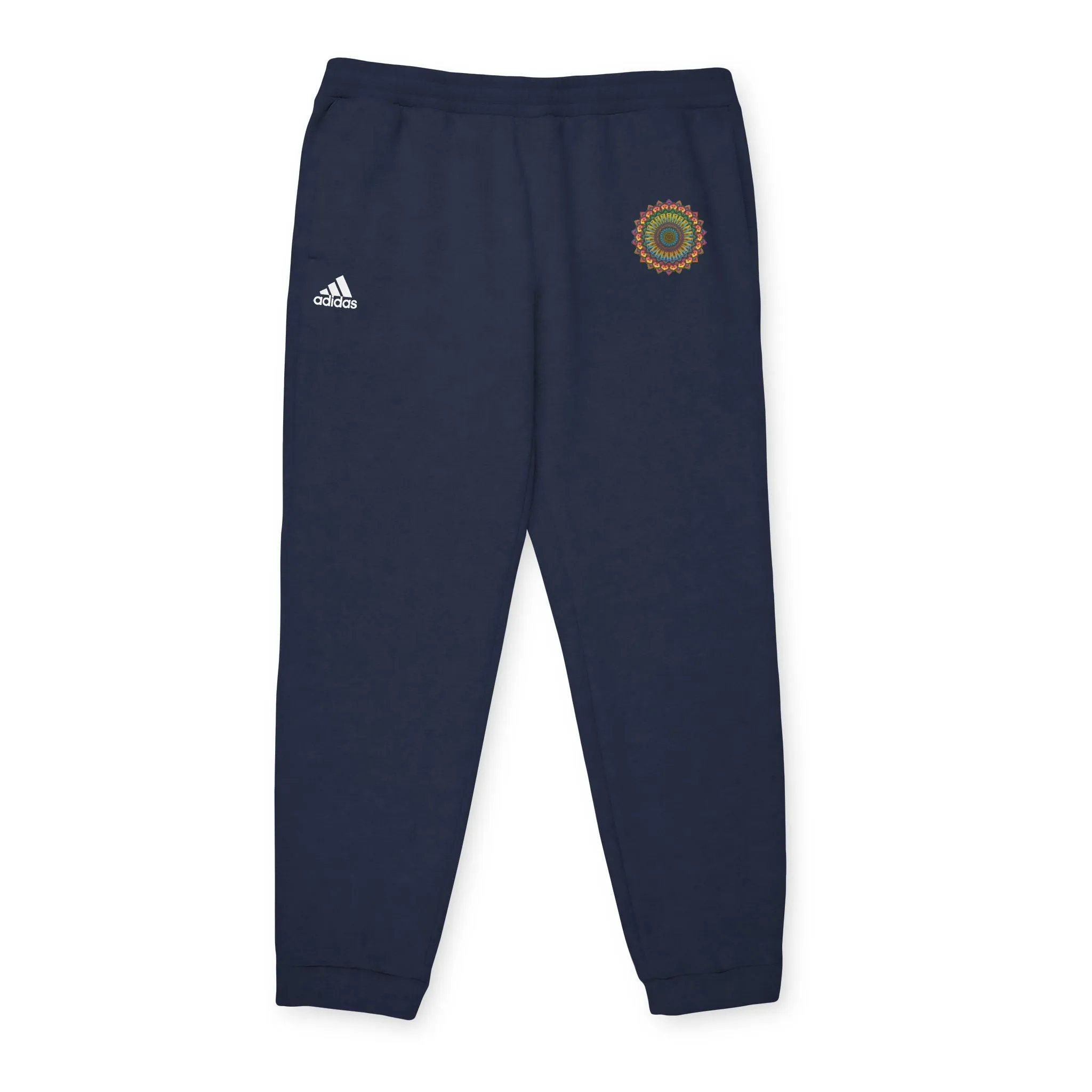 Rainbow Mandala Adidas Fleece Joggers