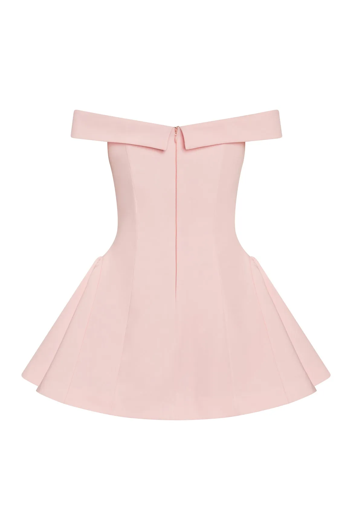 Raquel Babydoll Corset Mini Dress - Pink
