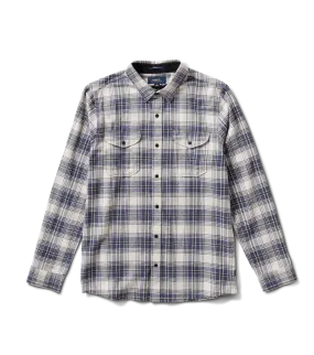 Roark Kemp Long Sleeve Flannel - Navy