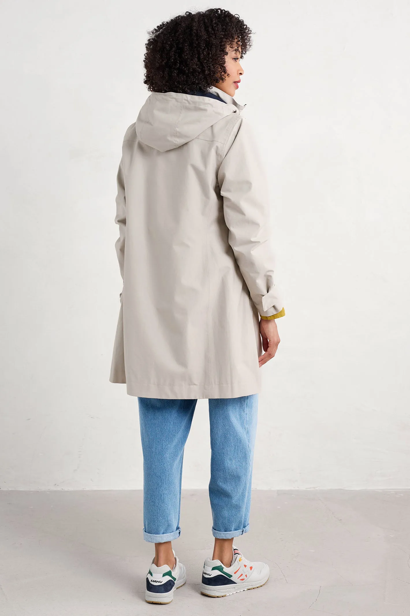 Seasalt Coverack Waterproof Coat II Regular Driftwood Stone RN33228R