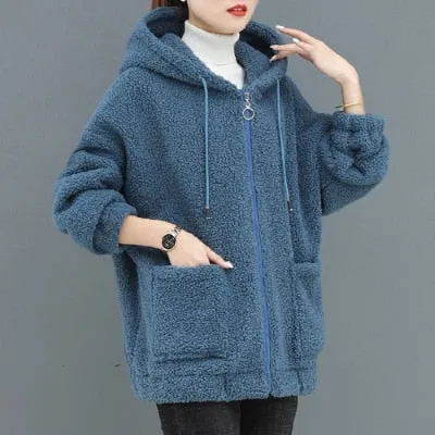 Teddy Bear Winter Thick Faux Fur Coat
