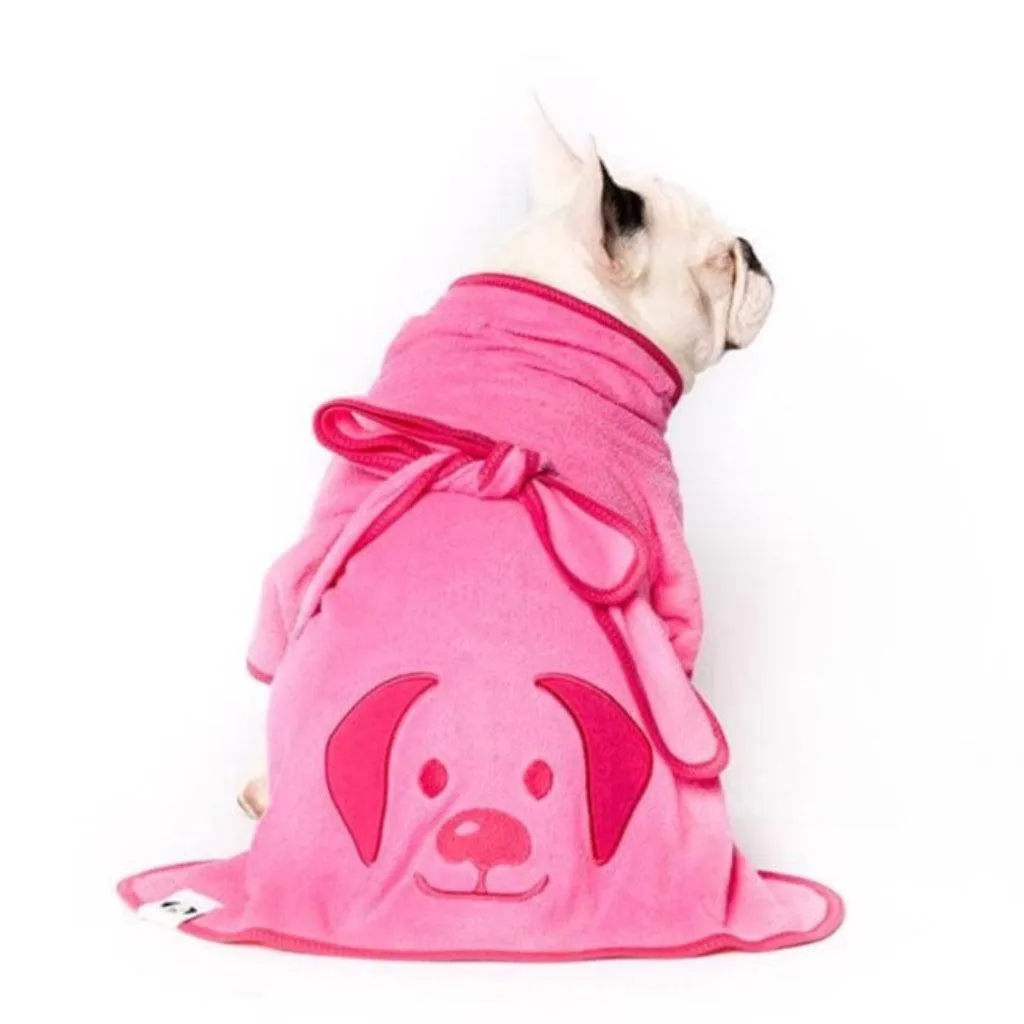 The Splish Splash Dog Drying Coat | Dazzling Pink