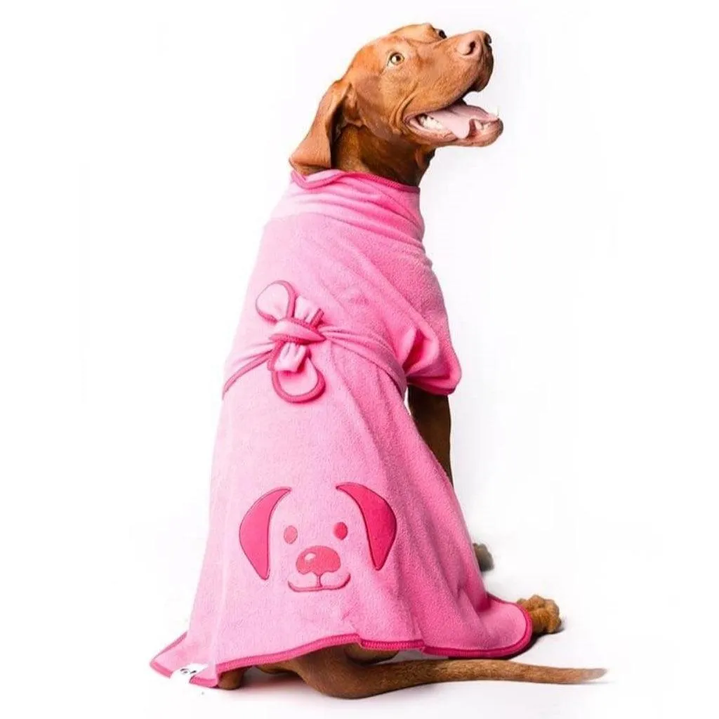 The Splish Splash Dog Drying Coat | Dazzling Pink