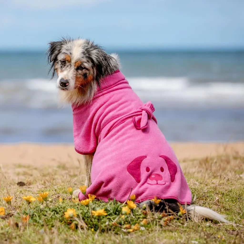 The Splish Splash Dog Drying Coat | Dazzling Pink