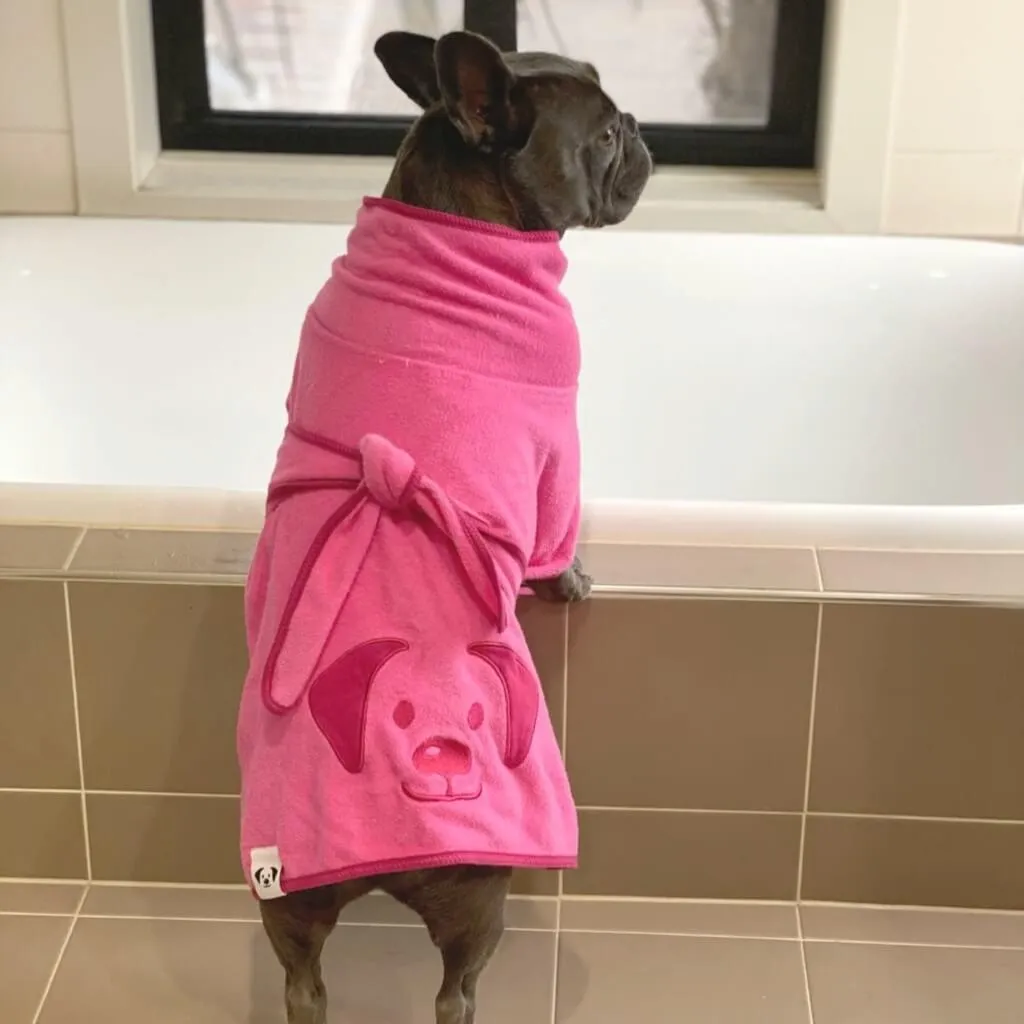 The Splish Splash Dog Drying Coat | Dazzling Pink