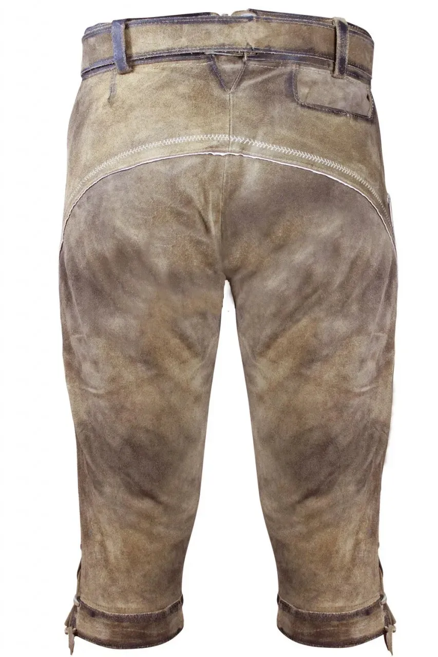 Traditional Knee Waist Lederhosen Men Valentin