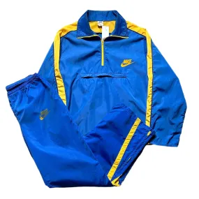 Vintage 70's Nike Blue & Yellow Windbreaker & Pant Set