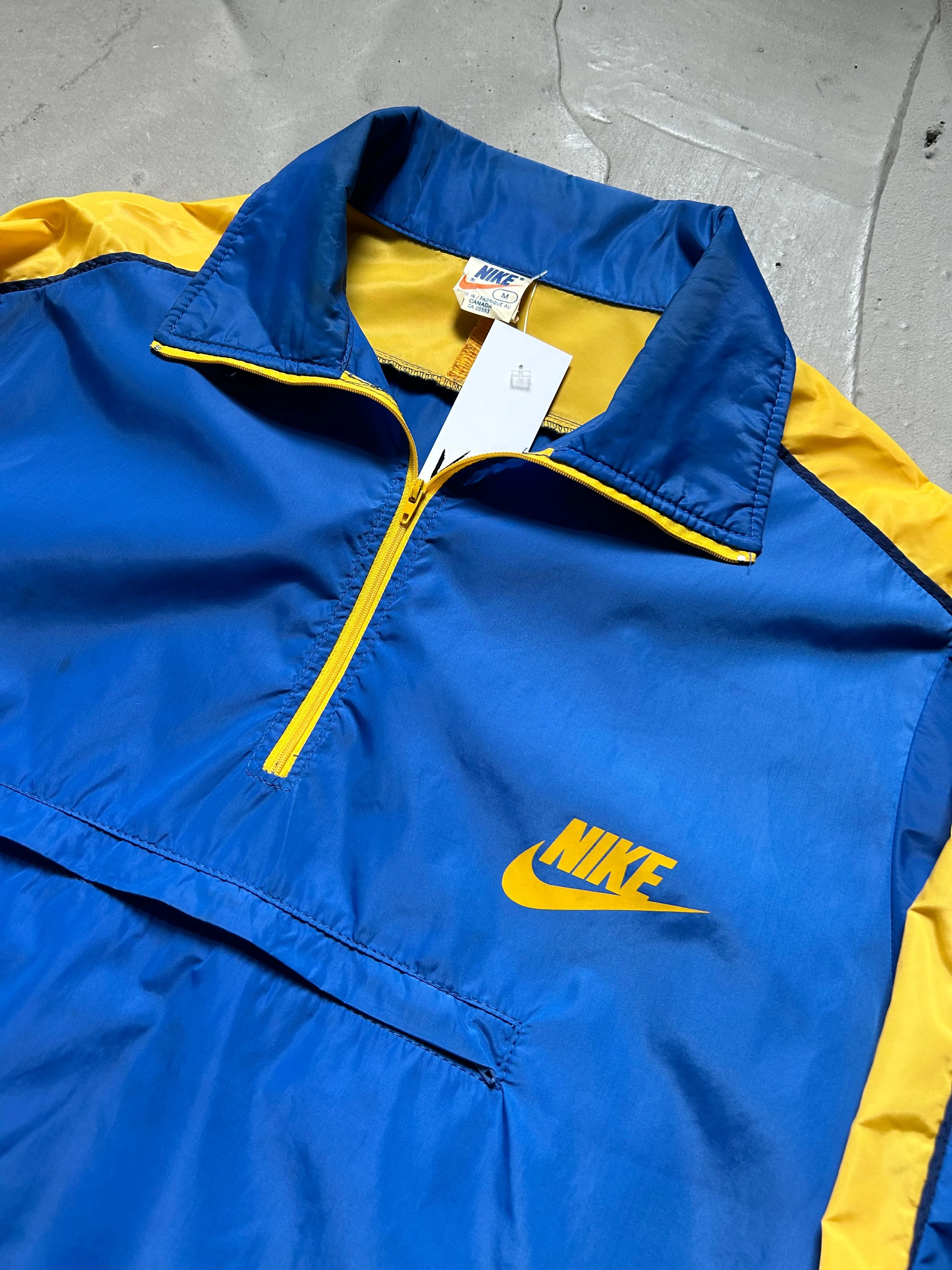 Vintage 70's Nike Blue & Yellow Windbreaker & Pant Set
