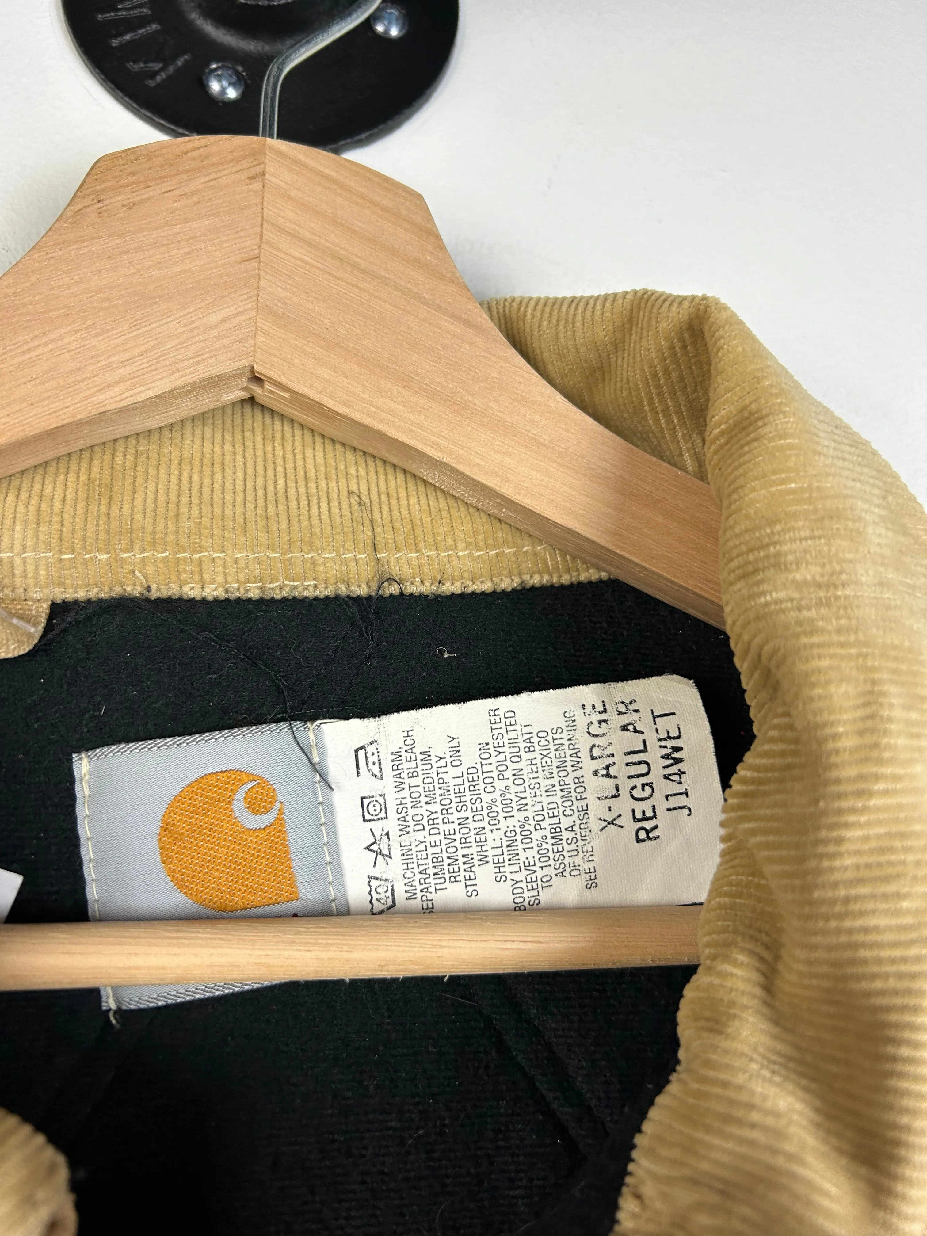 Vintage 90's Carhartt Santa Fe Cream Jacket J14WET