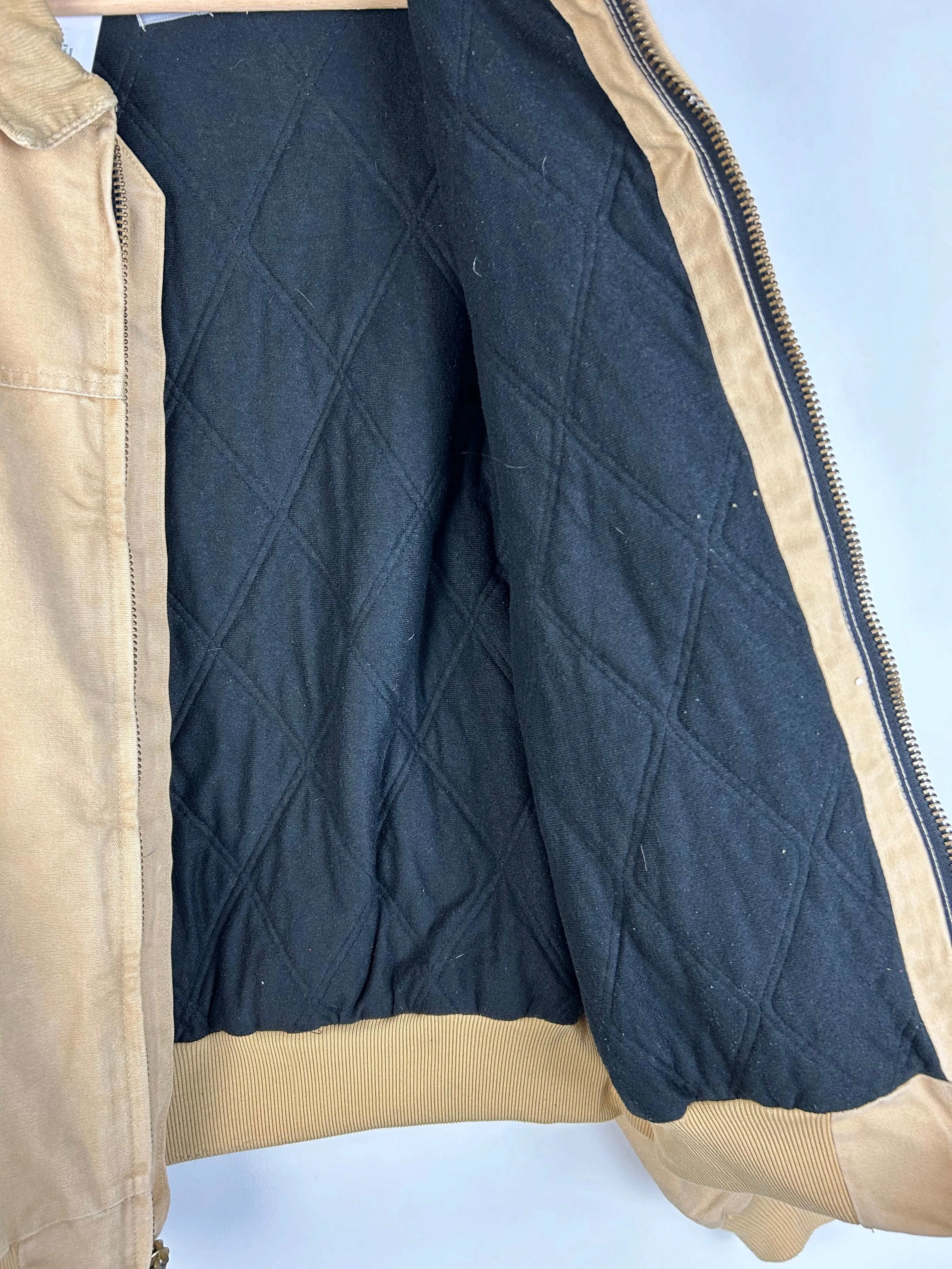 Vintage 90's Carhartt Santa Fe Cream Jacket J14WET